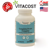 100 Vitacost Complete B-100 Complex 100 Tablets