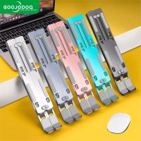 GOOJODOQ Laptop Stand for MacBook Pro Notebook Stand Foldable Aluminium Alloy Tablet Stand Bracket Laptop Holder for Notebook