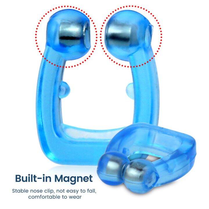 tdfj-silicone-magnetic-anti-snore-stop-snoring-clip-tray-sleeping-aid-apnea-guard-night-device-with-tools