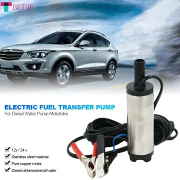 12V 38mm Electric Car Oil Pump For Pumping Diesel Oil Water