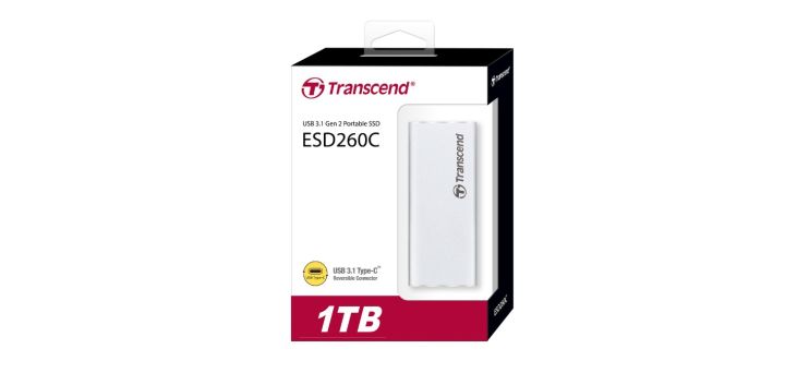 Transcend Esd260c 1tb Portable Ssd Silver Usb 31 Gen 2 Shock Resistant Read Up To 0598