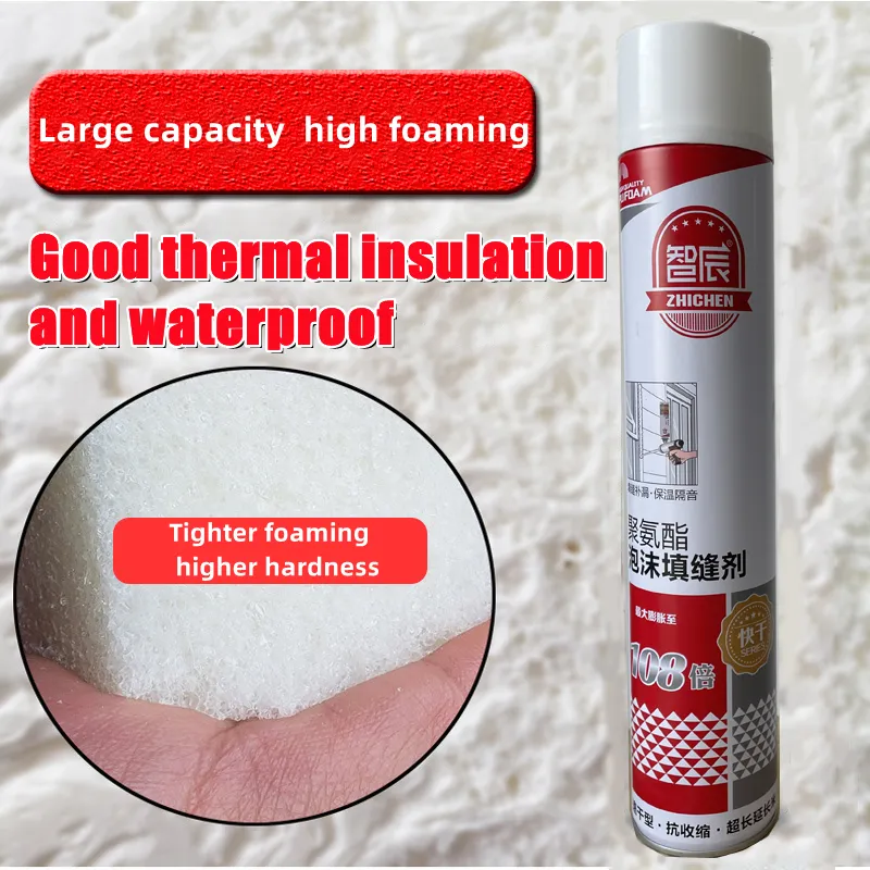 Polyurethane Expanding Foam Waterproof PU Spray Foam - China 750ml PU Foam,  Waterproof Flexible Foam