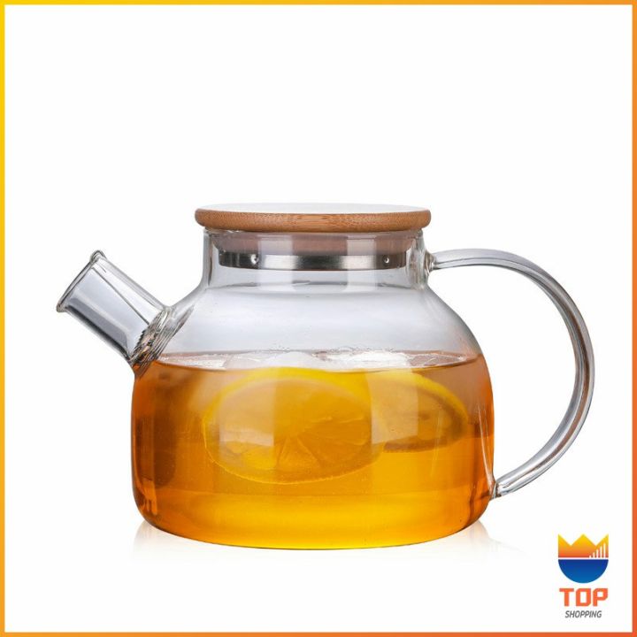 top-กาต้มน้ำแก้ว-กาน้ำชา-กาต้มน้ำเย็น-กาน้ำชาดอกไม้-glass-teapot