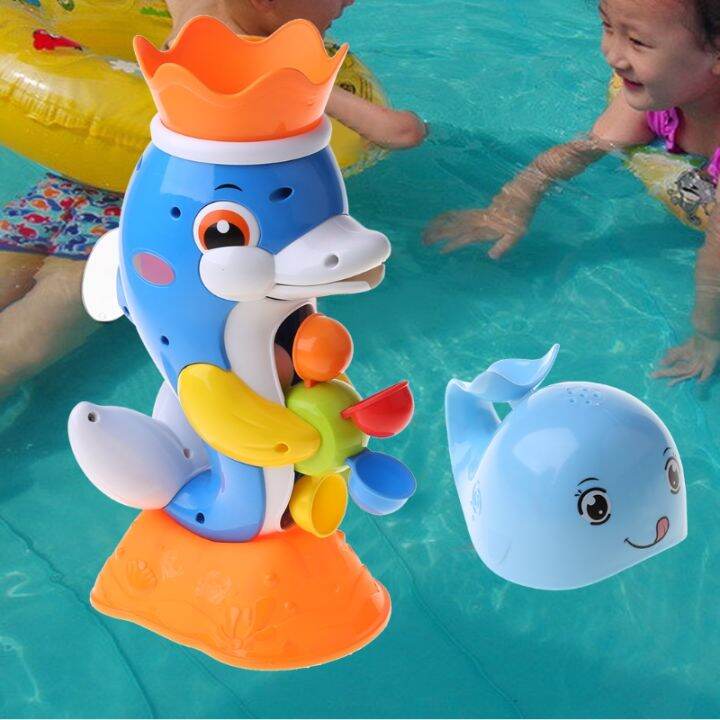 cute-dolphin-bath-shower-wheel-toy-baby-kids-water-spraying-tool-bathroom-gift