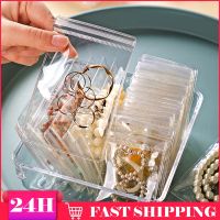 Jewelry Storage Bag Desktop Drawer Organizer Anti-oxidation Transparent Necklace Bracelet Ring Holder Storage Bag