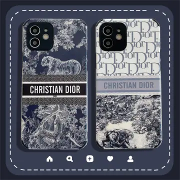 Christian Dior iPhone 11 12 Pro Max Case Eye Trunk Back Cover With Strap