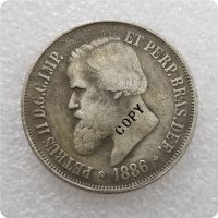 1886 บราซิล 2000 REIS COPY เหรียญที่ระลึก-แบบจำลองเหรียญเหรียญสะสมเหรียญ-nyekaifa