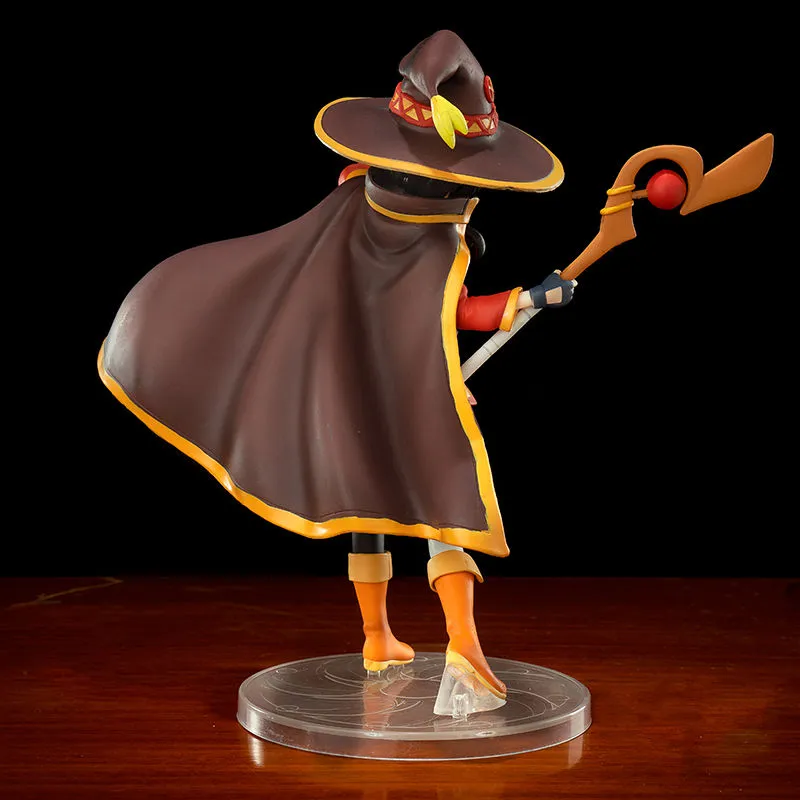 13cm Anime Konosuba! Legend Of Crimson Megumin 407# Pvc Action Figure Toy  Model Collection Child Gifts