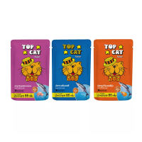 Top Cat อาหารแมว ท๊อปแคท แบบซอง ขนาด 85 กรัม