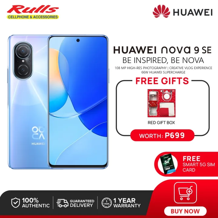 【Spot in Manila】HUAWEI Nova 9 SE Cellphone | 8GB RAM + 128GB ROM ...