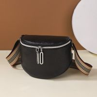 Solid Color PU Leather Fanny Pack For Women Stylish Waist Pack Ladies Classic Black Waist Bag Female Handbag 2023 Trended Brand Running Belt