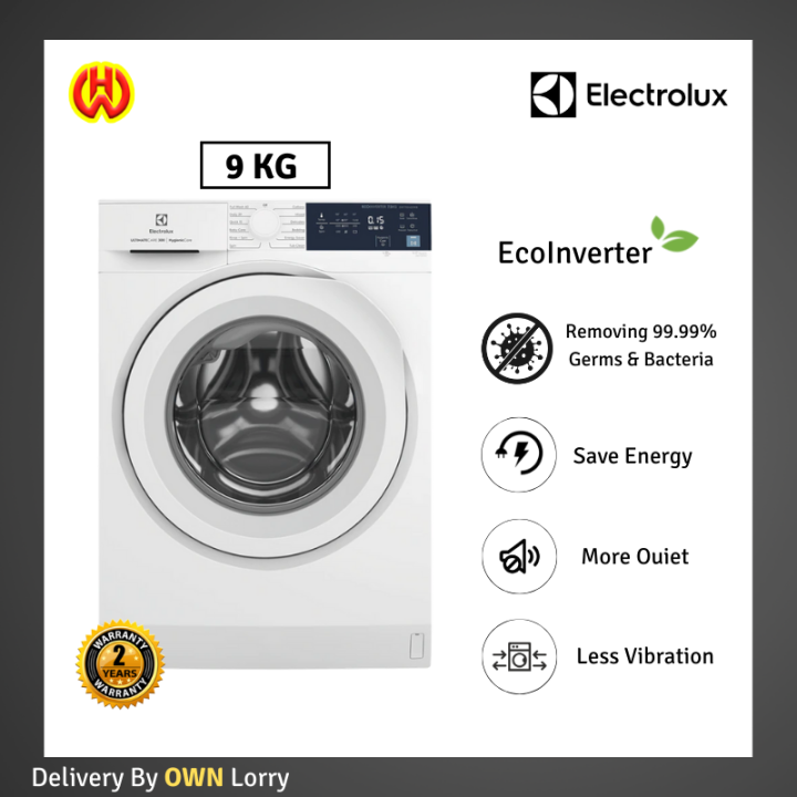 Electrolux 9kg Front Load Washing Machine UltimateCare 300 Eco Inverter