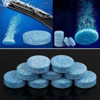 【cw】 5PCS Car Window Cleaning Super Concentrated Tablet Effervescent Stain Remover Detailing !