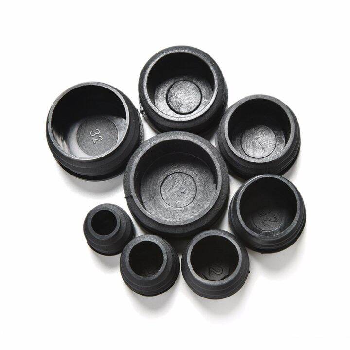 new-10pcs-black-plastic-furniture-leg-plug-blanking-end-caps-insert-plugs-bung-for-round-pipe-tube-8-sizes-pipe-fittings-accessories