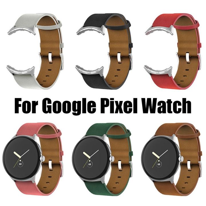 สายหนังแท้สำหรับนาฬิกา-google-pixel-สายนาฬิกาข้อมือเปลี่ยนสำหรับนาฬิกาพิกเซลสายนาฬิกาข้อมือสายสายหนัง