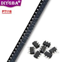 ชิปวงจรรวมสำหรับแหล่งจ่ายไฟชาร์จโทรศัพท์ SMD SOT23-6 PT116 10ชิ้น