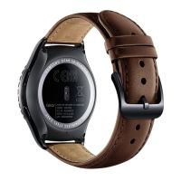 22mm/20mm leather strap for samsung Gear S2 Classic S3 frontier galaxy 46mm/42mm band huawei watch gt 2 amazfit bip braceletby Hs2023