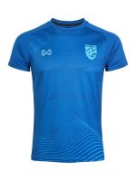 ของแท้  เสื้อเชียร์ฟุตบอลทีมชาติไทย  เหย้า น้ำเงิน Home Blue Warrix Thailand National Team Kit 2022-23 (Cheer Version) Original