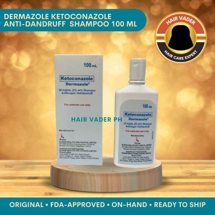 DERMAZOLE 100ml Ketoconazole shampoo Anti Dandruff Anti Fungal Lazada PH