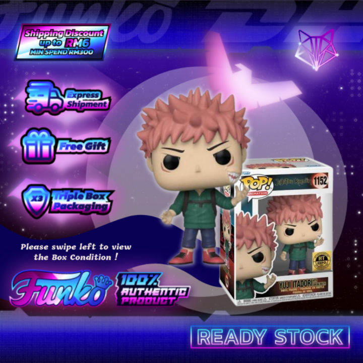 Funko Jujutsu Kaisen Pop Yuji with Sukuna Vinyl Figure 2022 HT Expo  Exclusive