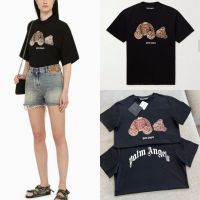 เสื้อยืดคอกลม?PALM ANGELS?ลายสวยคมชัดรีดได้ ผ้าดีมาก งานVALEN