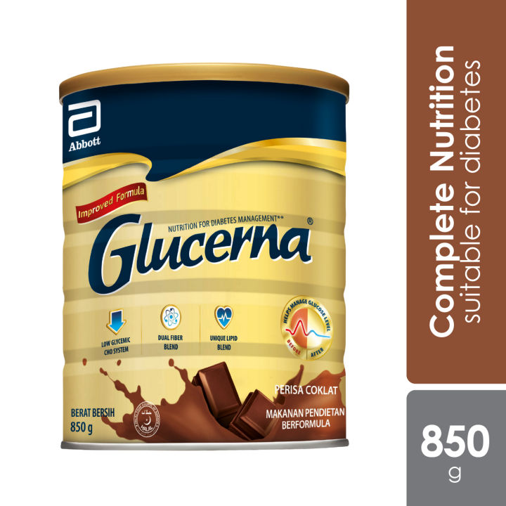 Glucerna DiabetesSpecific Formula Chocolate (850g) [EXP 04/2024