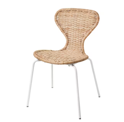 Chair, handmade rattan size 52x50x87 cm.