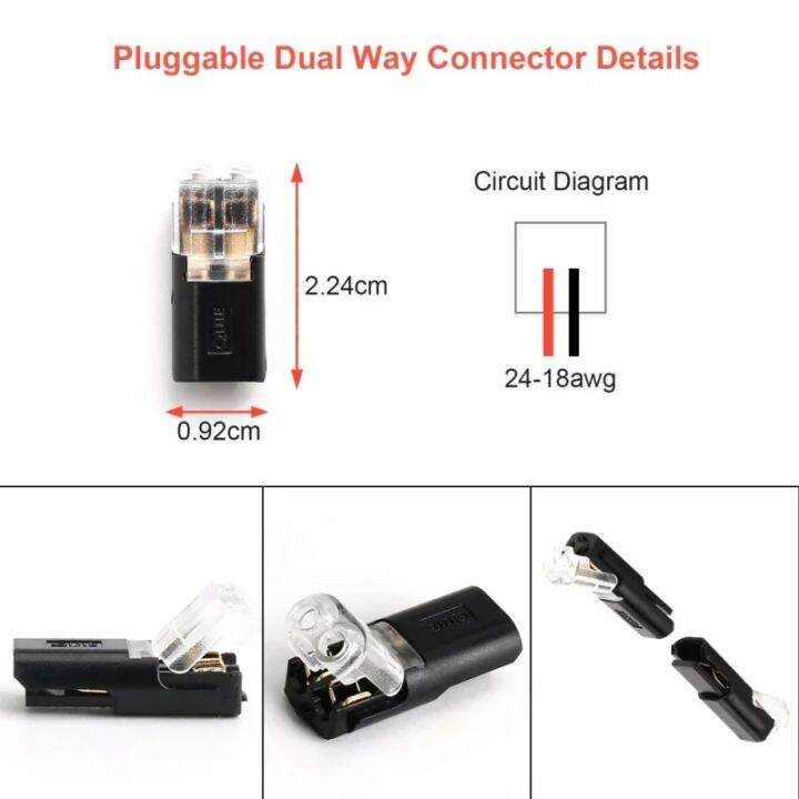 yf-double-wire-plug-in-connector-with-locking-buckle-quick-electrical-cable-snap-splice-lock-wire-easy-safe-splicing-into