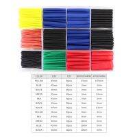 530pcs Assortment Electronic 2:1 Wrap Wire Cable Insulated Polyolefin Heat Shrink Tube Ratio Tubing Insulation with Box