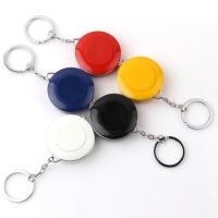 1 Piece Simple Retractable Ruler Tape Measure Keychain Small Portable Pull Ruler Men Women Levels