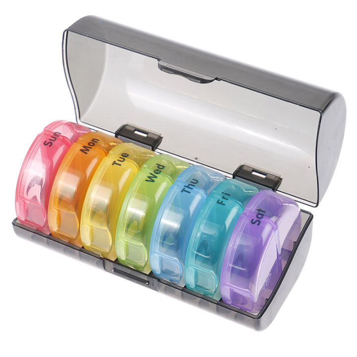 Daily Pill Organizer,weekly Am-pm Pill Box,7 Day Pill Boxes