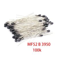 100Pcs Ntc-mf52at Ntc เซ็นเซอร์อุณหภูมิเทอร์มิสเตอร์ Ntc Thermistor 100 K Ntc Mf52at Mf52 3950 100 K โอห์ม Ntc 3950 1% Ntc-100k/3950