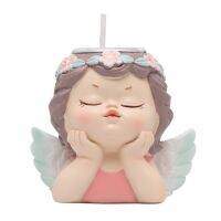 【NEW】 Crystal crafts art and fashion เชิงเทียนเทวดาผู้ทักษ์น่ารักของขวัญครอบครัวนางฟ้าหญิง