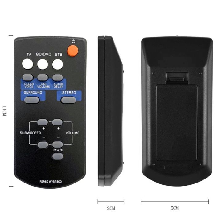 fsr60-wy57800-remote-control-replacement-for-amplifier-yas101-yas101bl-1010-yas-101-yas-101bl-wy578001