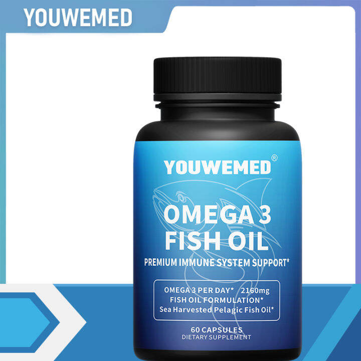 Omega 3 Fish Oil, Heart, Joints & Eye Support,Concentrated Omega 3