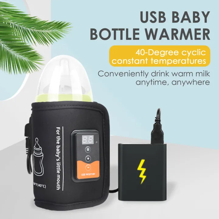 5V Milk Warmer Bottle Heating Keeper Smart USB Bottle Warmer Bag for