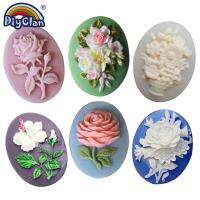 Flower Fondant Silicone Molds For Mug Decorating Rose Resin Polymer Clay Decoration Form Plaster Mastic Aroma Craft Making Novel Bread  Cake Cookie Ac