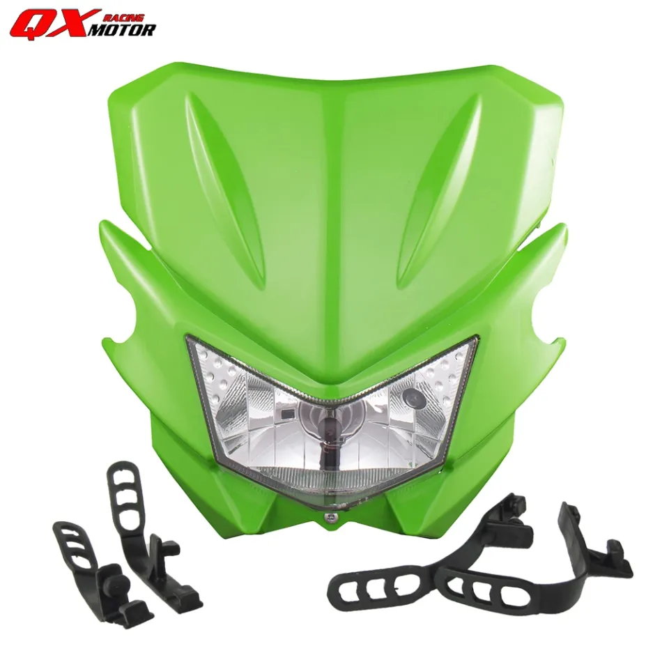 Motorcycle Headlight Headlamp 12V H4 35W Head Light For KAWASAKI