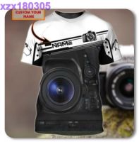 TSHIRT Camera 3D Shirt Photography Tshirt Custom Photographer  TSHIRT