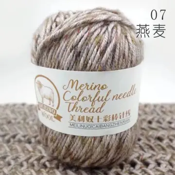 Soft Merino Wool Yarn for Hand Knitting - Medium-Fine Thread for