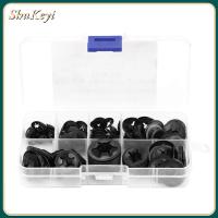 SHUKEYI 260Pcs M3/M4/M5/M6/M8//M12 แหวนล็อคฟัน สีดำสีดำ เหล็ก65Mn แหวนล็อครูปดาว แหวนล็อคความเร็วสูง 7ขนาด เครื่องล้างฟันภายใน เครื่องผลิตเครื่องจักร