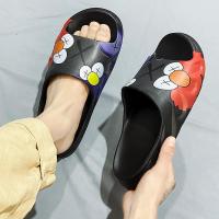 【YY】Men Slippers New Flip Sesame Street Man Beach Shoes Summer 2022 Fashion Coconut Ripe Slippers Women Outdoor Slippers