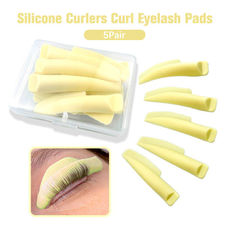 nansouf-5คู่-เซ็ต-lash-lift-curlers-curl-ซิลิโคน-shield-pads-ชุดนำมาใช้ใหม่