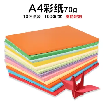 100pcs Origami Square Paper Double Sided Folding Lucky Wish Paper