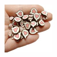 Kawaii Love Hearts Polymer Clay Sprinkles อุปกรณ์ Slime Tumbler หัตถกรรม Filler ตกแต่ง