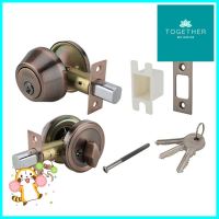 กุญแจลิ้นตาย 1 ด้าน HAFELE 489.10.503 สีทองแดงรมดำSINGLE CYLINDER DEADBOLT HAFELE 489.10.503 ANTIQUE COPPER **คุ้มที่สุดแล้วจ้า**