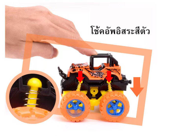 ใหม่-วงล้อขนาดใหญ่รถบิ๊กฟุต360องศาพลิกรถเฉื่อยแรงเสียดทาน-suv-diecast-ของเล่นกลางแจ้งสำหรับเด็กของขวัญวันเกิดเด็กผู้ชาย