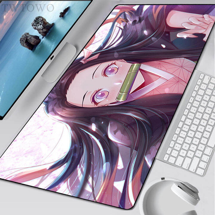 mouse-pad-gamer-xxl-new-custom-hd-mousepads-keyboard-pad-demon-slayer-kamado-nezuko-laptop-natural-rubber-soft-gamer-table-mat