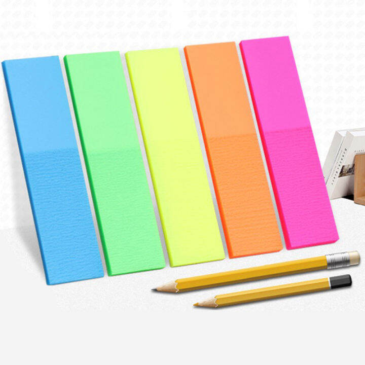 rayua-100แผ่นเรืองแสงกระดาษ-self-adhesive-memo-pad-sticky-notes