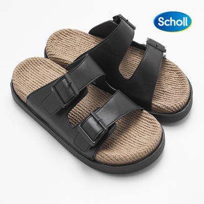 Scholl Cyclone รองเท้าสกอร์ Scholl รองเท้าแตะ รองเท้าหนัง รองเท้าสกอลล์ boken_รองเท้าแตะชายเชือกป่านยืดหยุ่นสูง